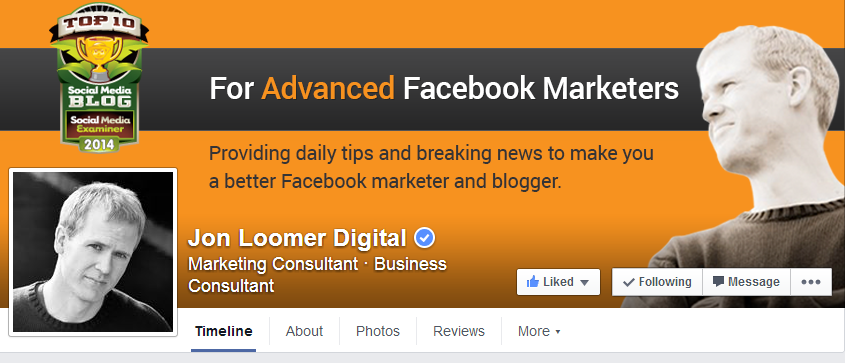 Jon Loomer Facebook Page