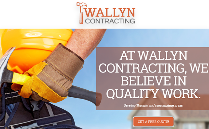 Click for a demo of web 5.0 contracting website